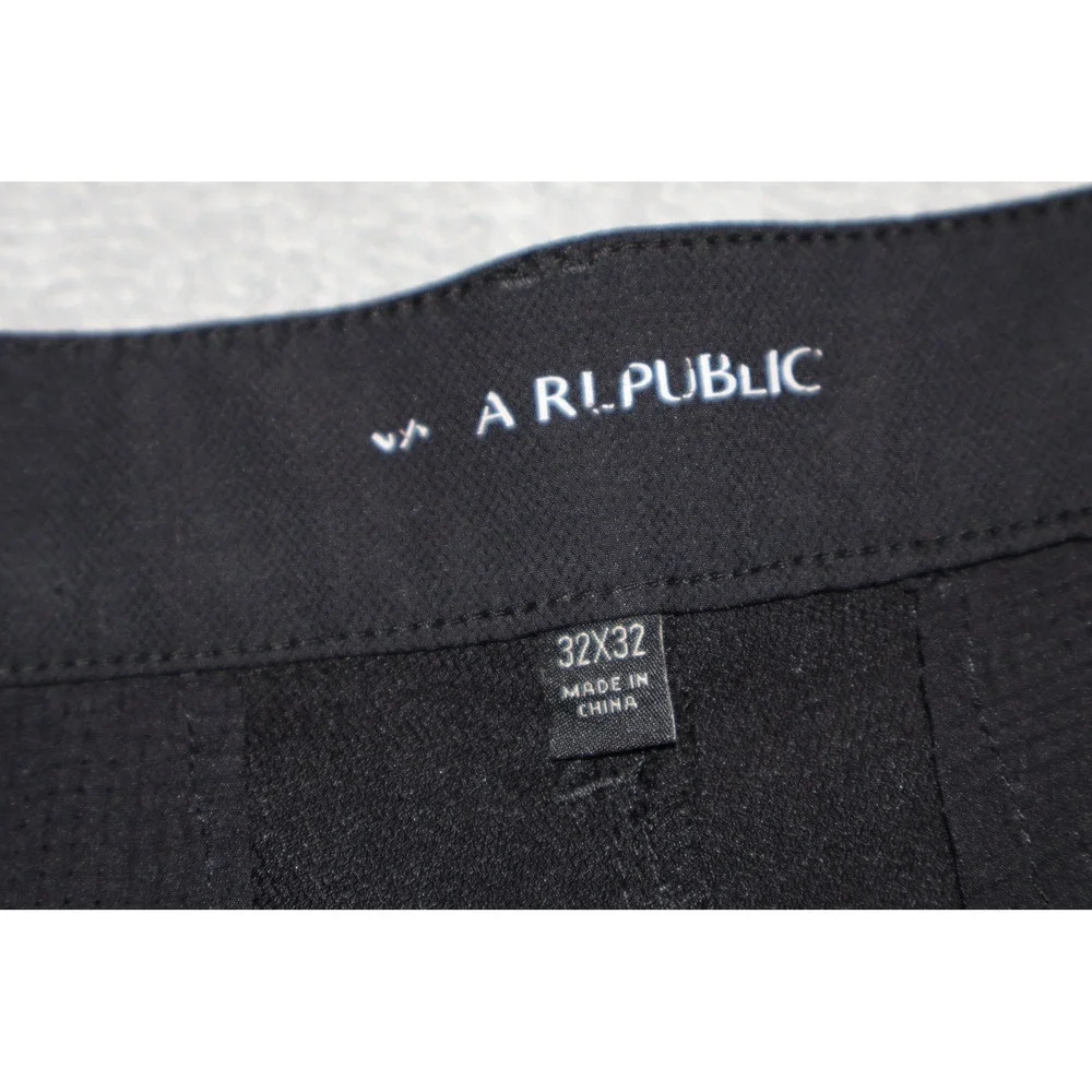 Banana Republic Pants Mens 32x32 Black Core Temp Slim Fit Chino Travel Golf